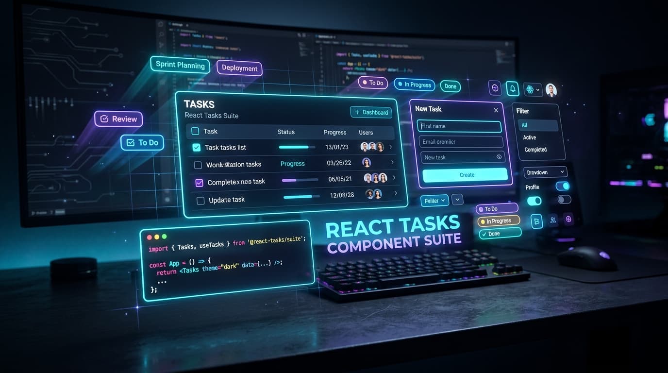 React Tasks — Component Suite (v1 Legacy)
