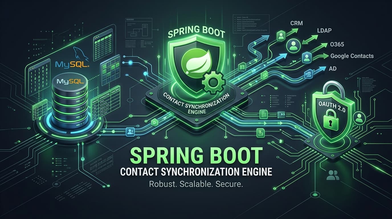 Spring Boot Contact Synchronization Engine